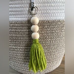 Big Bead Tassel Keychain